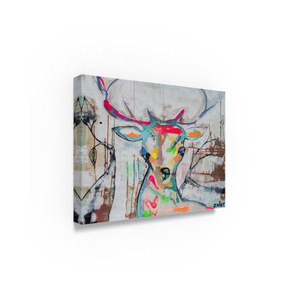 Zwart 'Deer Soul' Canvas Art,35x47